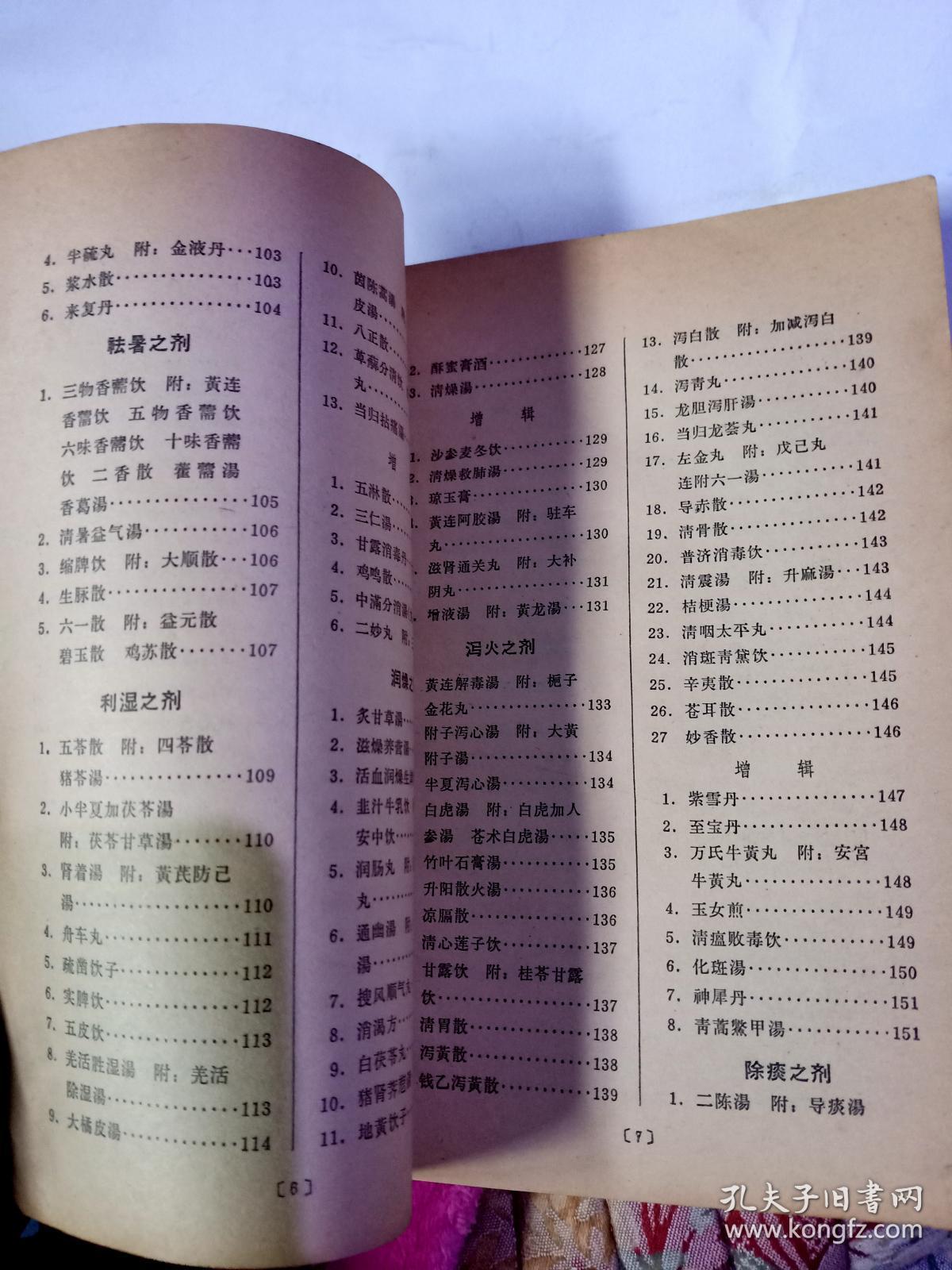汤头歌诀白话解 (61年版 )