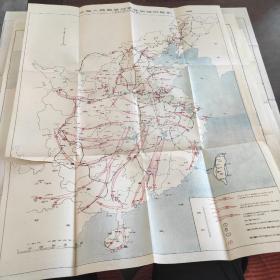50年代教学用图  革命战争地图 12张合拍