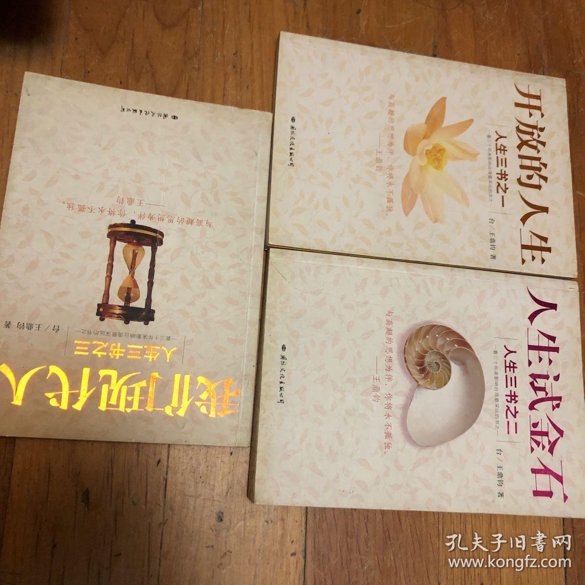 人生三书之一,二,三:开放的人生,人生试金石,我们现代人(一版一印)三