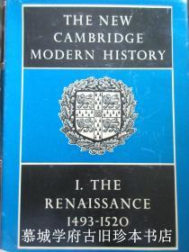 THE NEW CAMBRIDGE MODERN HISTORY. VOLUME I: RENAISSANCE 1493-1520 EDITED BY POTTER