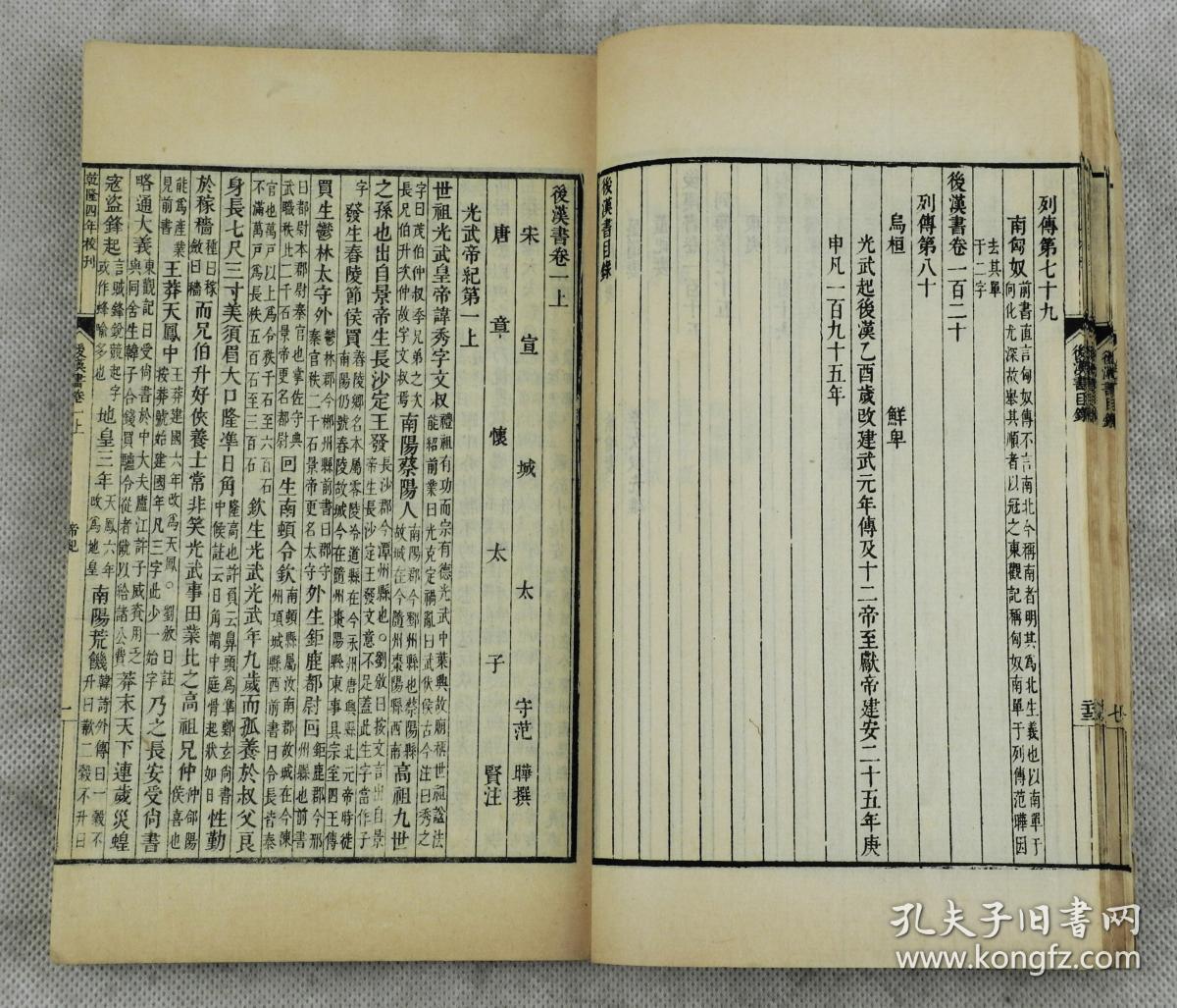 范晔(398-445年)撰,字蔚宗,(今河南省淅川县)人,南朝宋官员,史学家