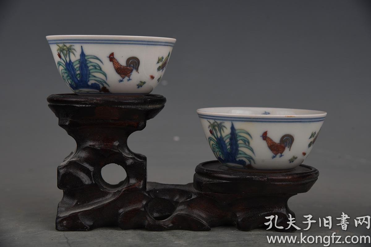 明成化斗彩姹紫嫣红昭德宫珍藏鸡缸杯2