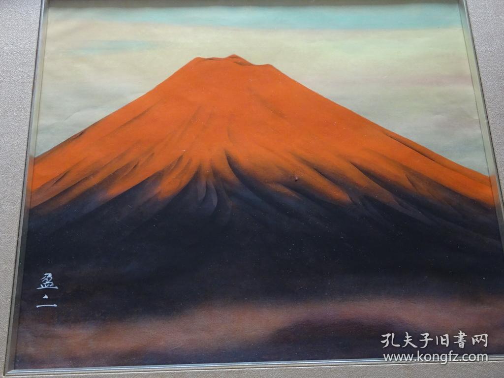 红富士 作者 杉浦盈二 师中村岳陵 日本画岩彩画原作 真迹保证 孔夫子旧书网 红富士 作者 杉浦盈二 师中村岳陵 日本画岩彩画原作 真迹保证 孔夫子旧书网