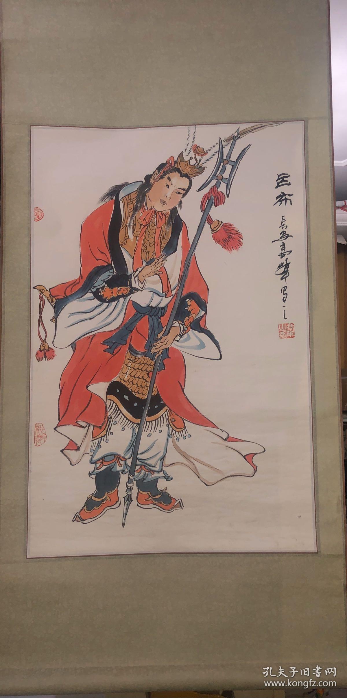 高峰绘画作品 三国人物 吕布