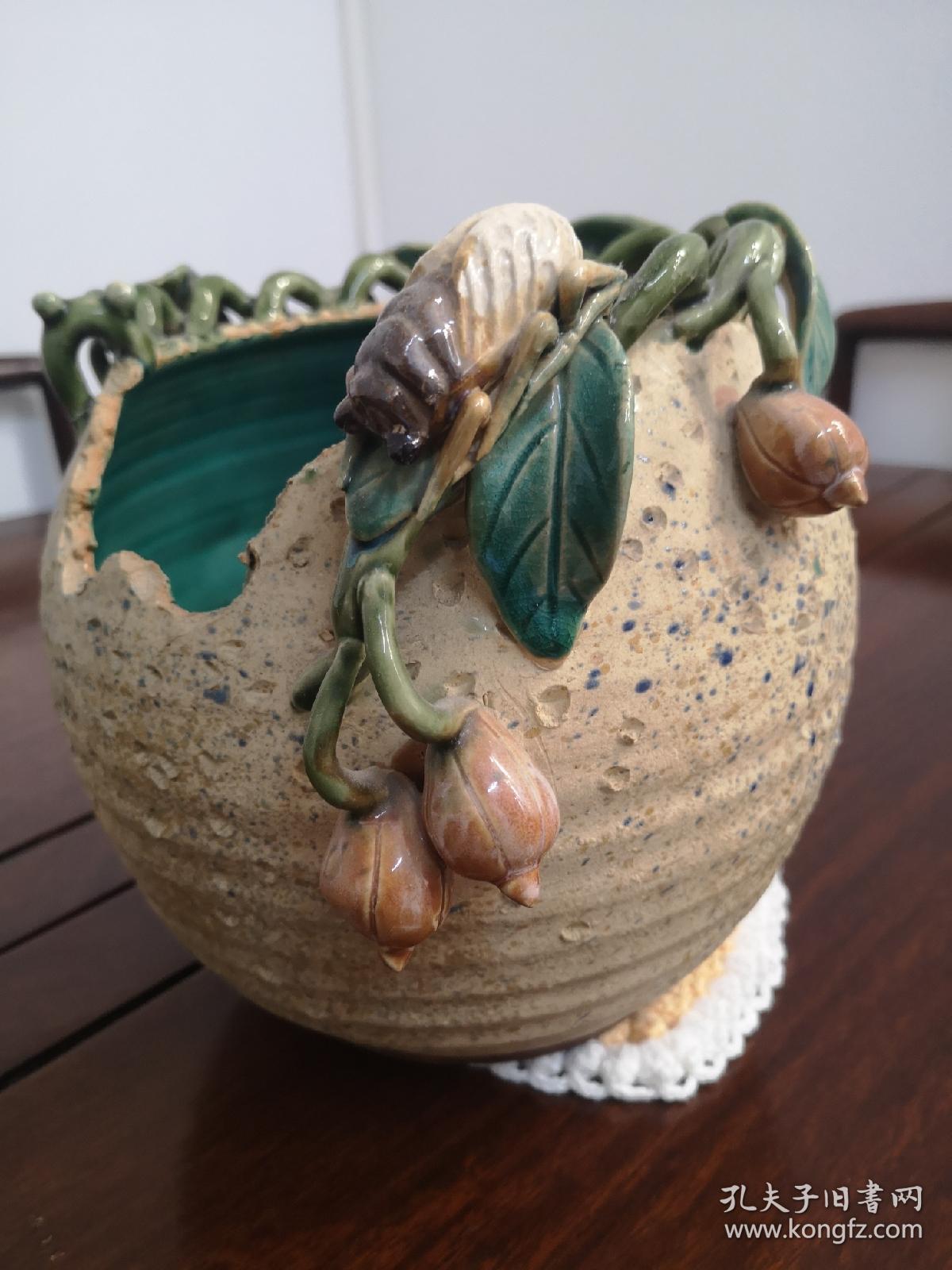 石湾陶瓷公仔潘柏林大师作品陶艺陶瓷陶