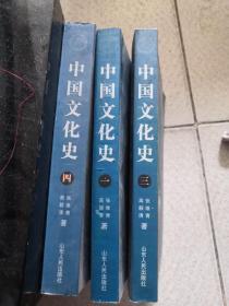 中国文化史（1，3，4）三本合售