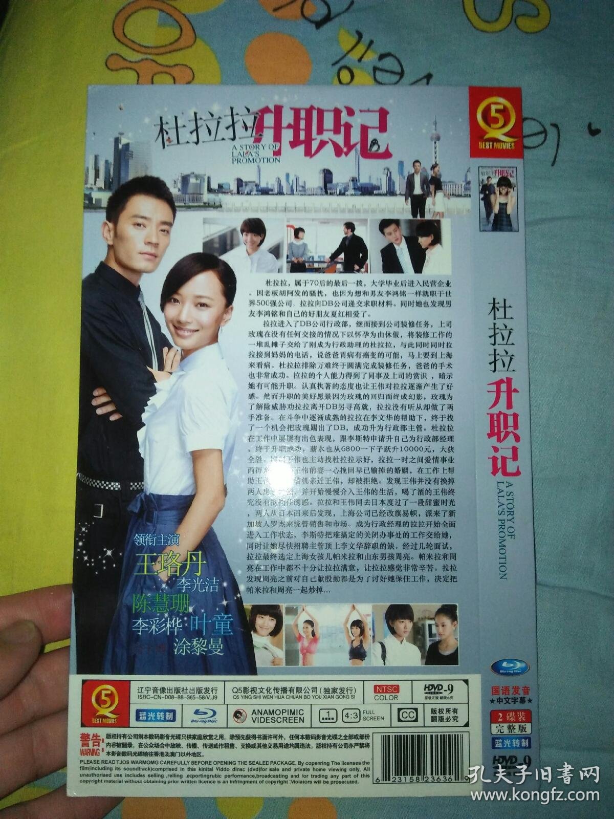 电视剧dvd简装2碟 杜拉拉升职记 叶童王珞丹李光洁陈慧珊李彩桦尚于博
