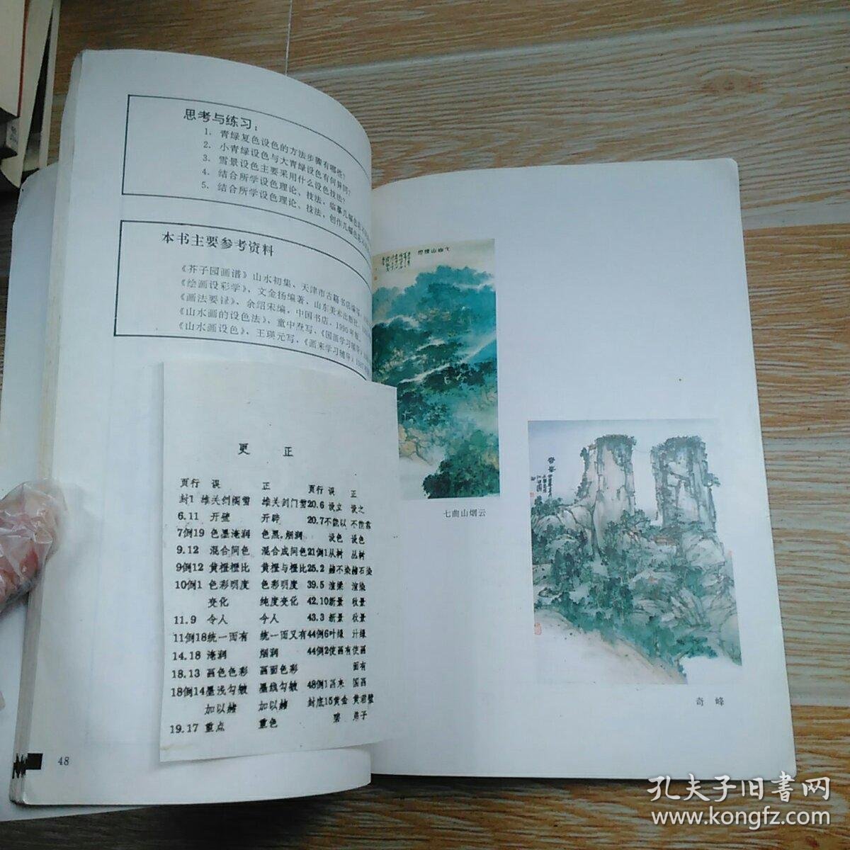 中国山水画【实物拍图】_田文井 陈林森_孔夫子旧书网