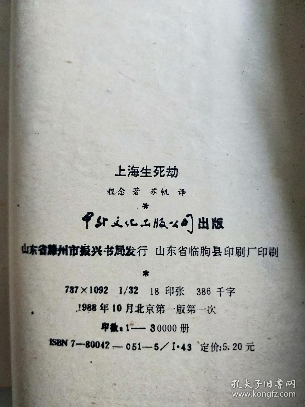 上海生死劫(下)