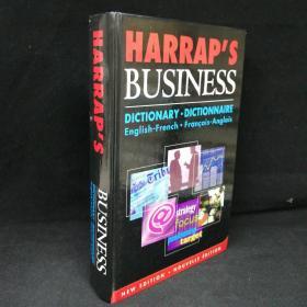 Harrap's Bussiness Dictionary Dictionnaire English-French 哈拉普商务词典 英语 法语 英法双语 硬精装厚册六百余页English-French/Français-Anglais