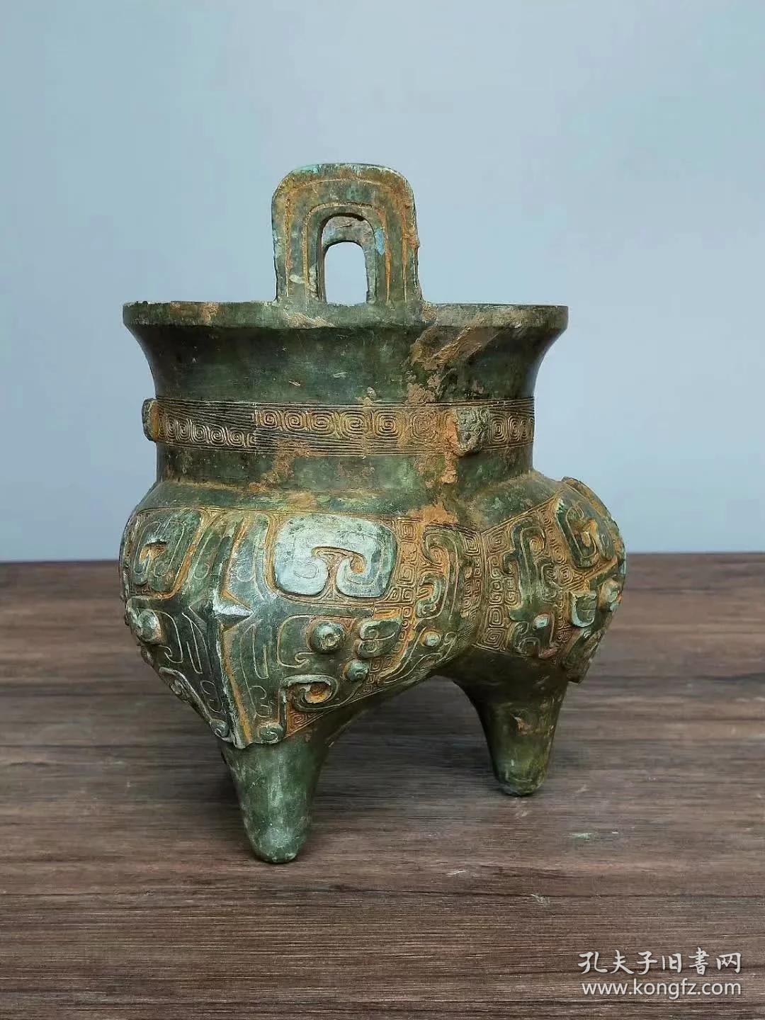 乡下收的夔纹鬲鼎