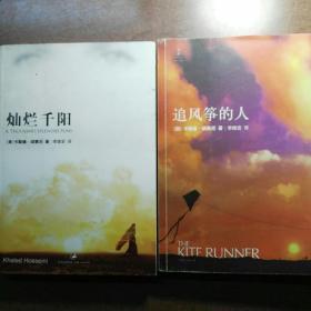 胡塞尼两书 追风筝的人  灿烂千光 上海人民一版一印！两本合售。