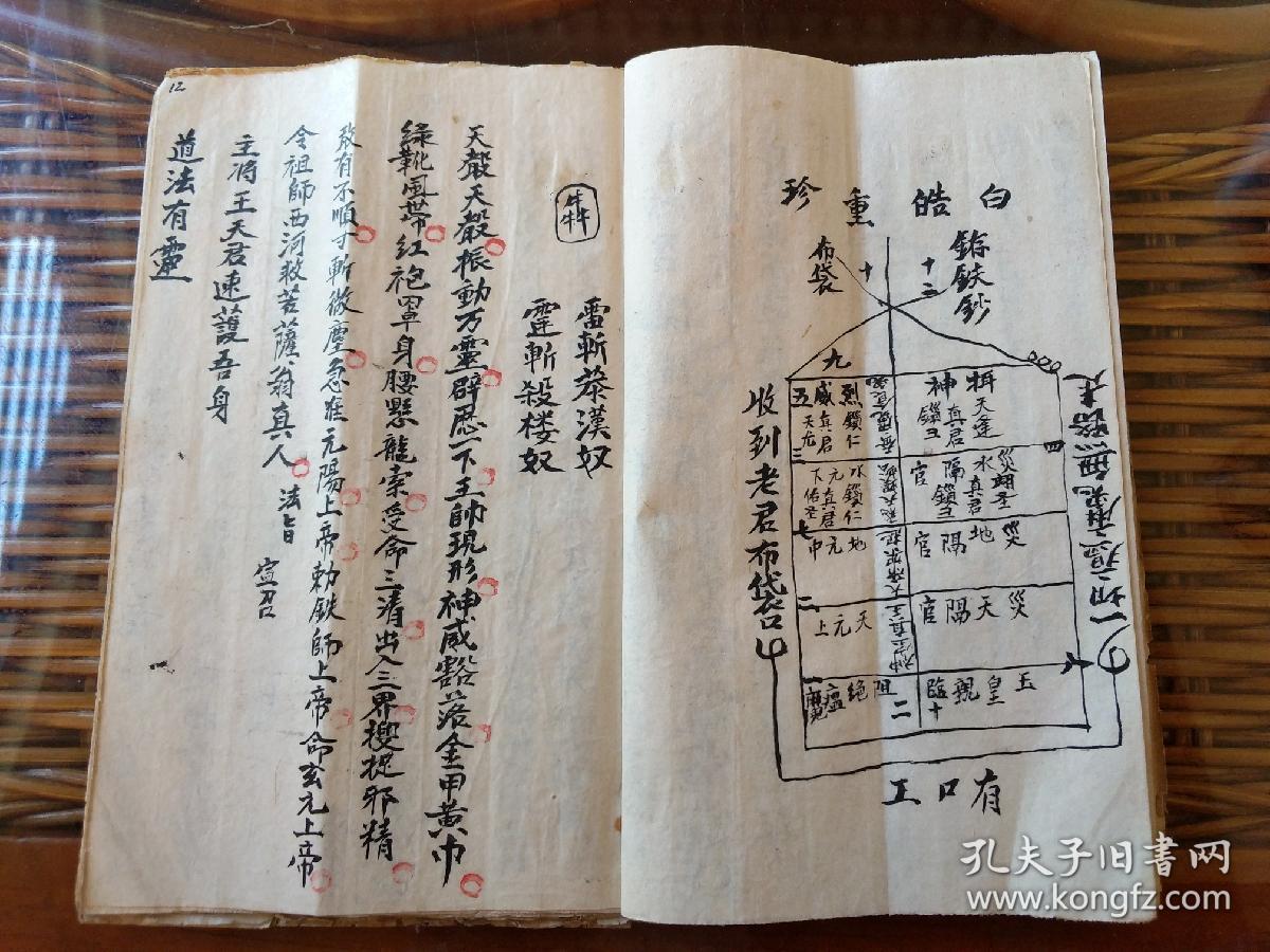 b2933 江西永新田溪村传出《老君铁牛秘传符法》师承源流传度等记详细