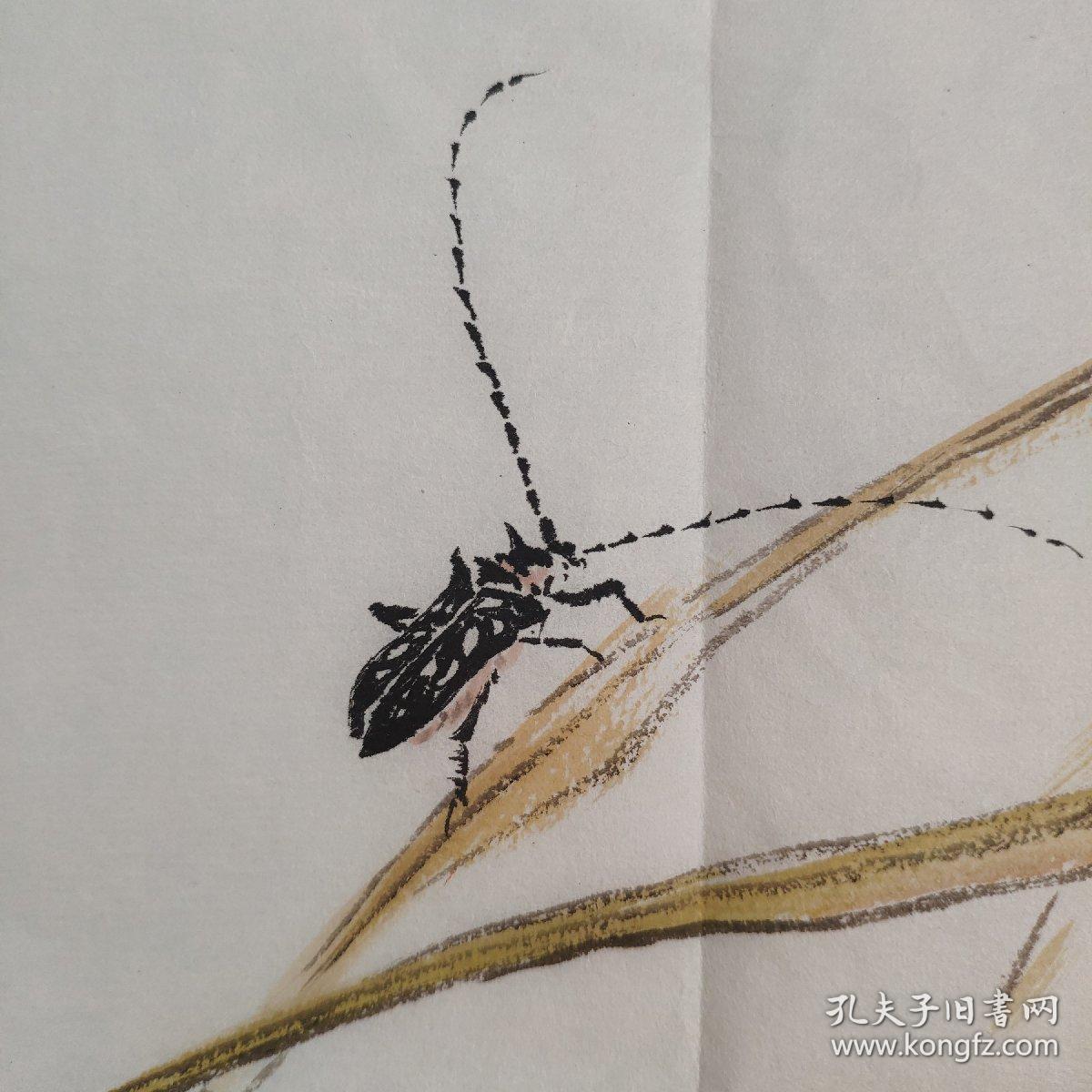 纪玉生国画作品 秋(保真)