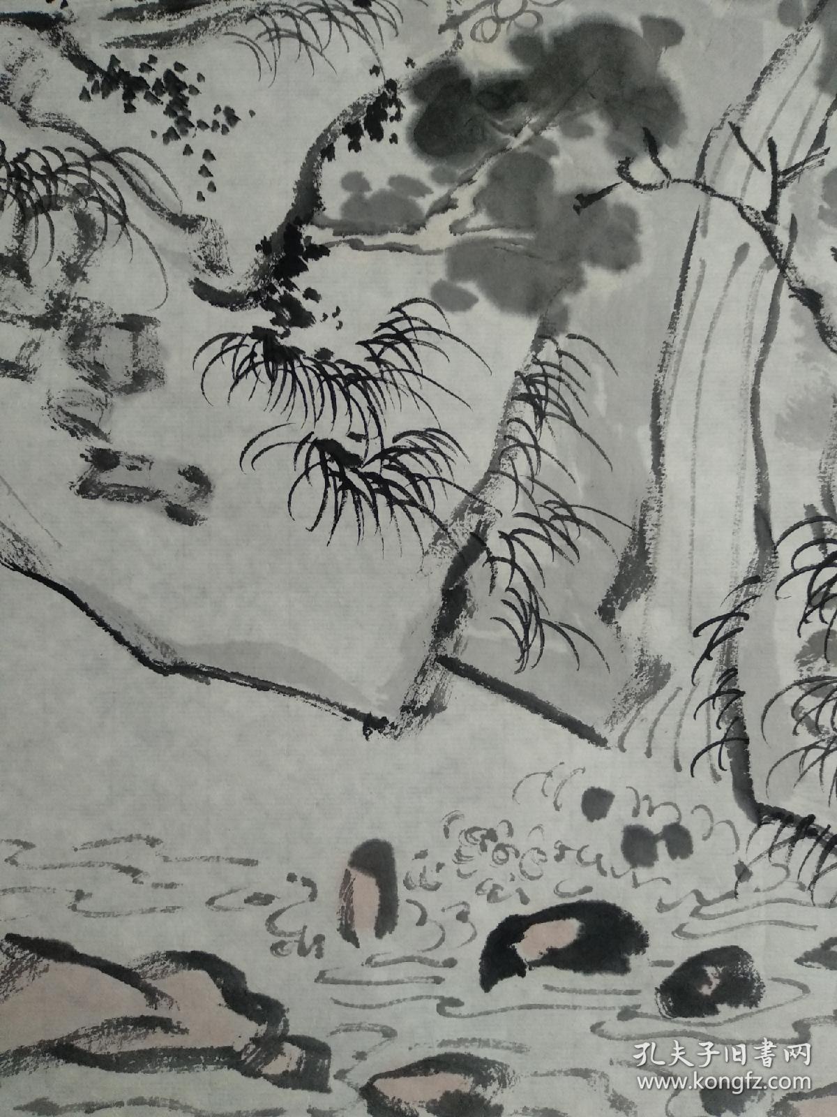 广西画家李志国画《山水之二》