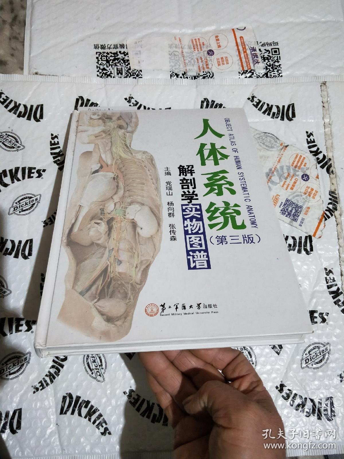 人体系统解剖学实物图谱(第3版)