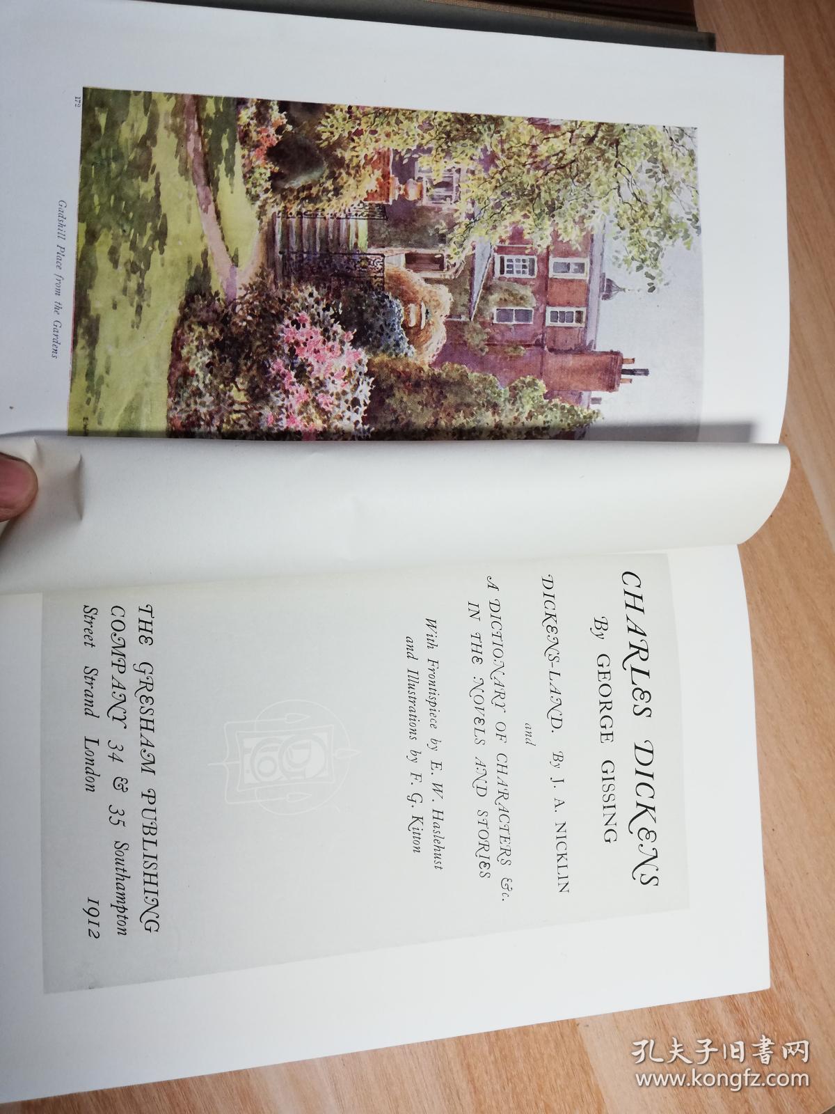 1912年works of charles dickens 《狄更斯全集》含初版本(含吉辛