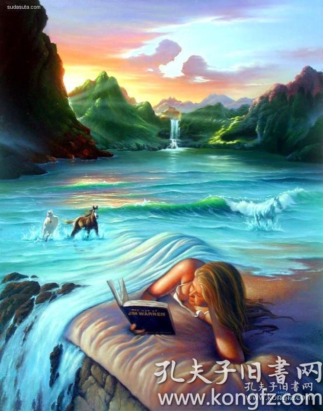 世界顶级大师 jim warren幻想插画册 the art jim warren an american