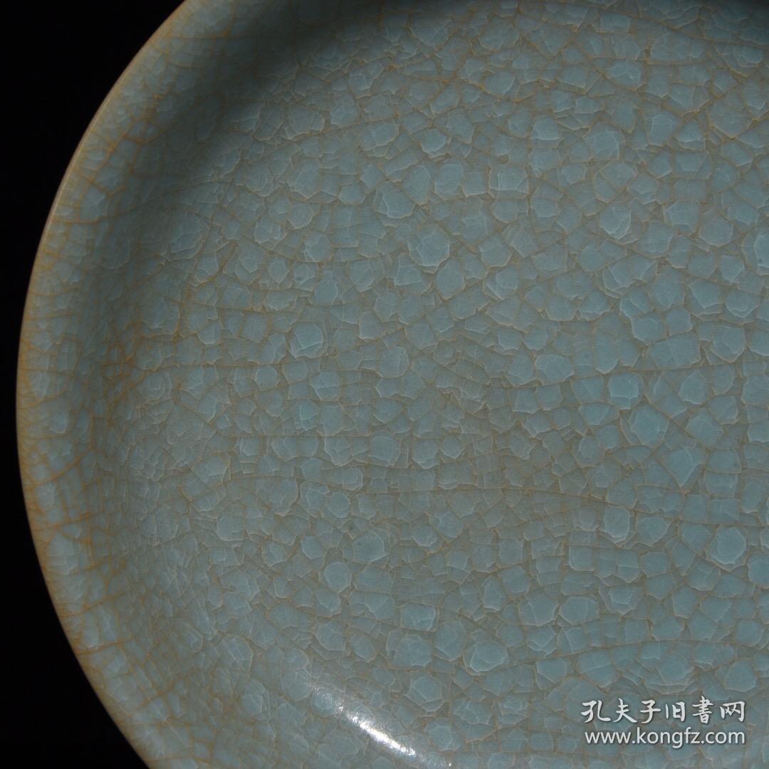 宋汝窑冰裂纹盘
