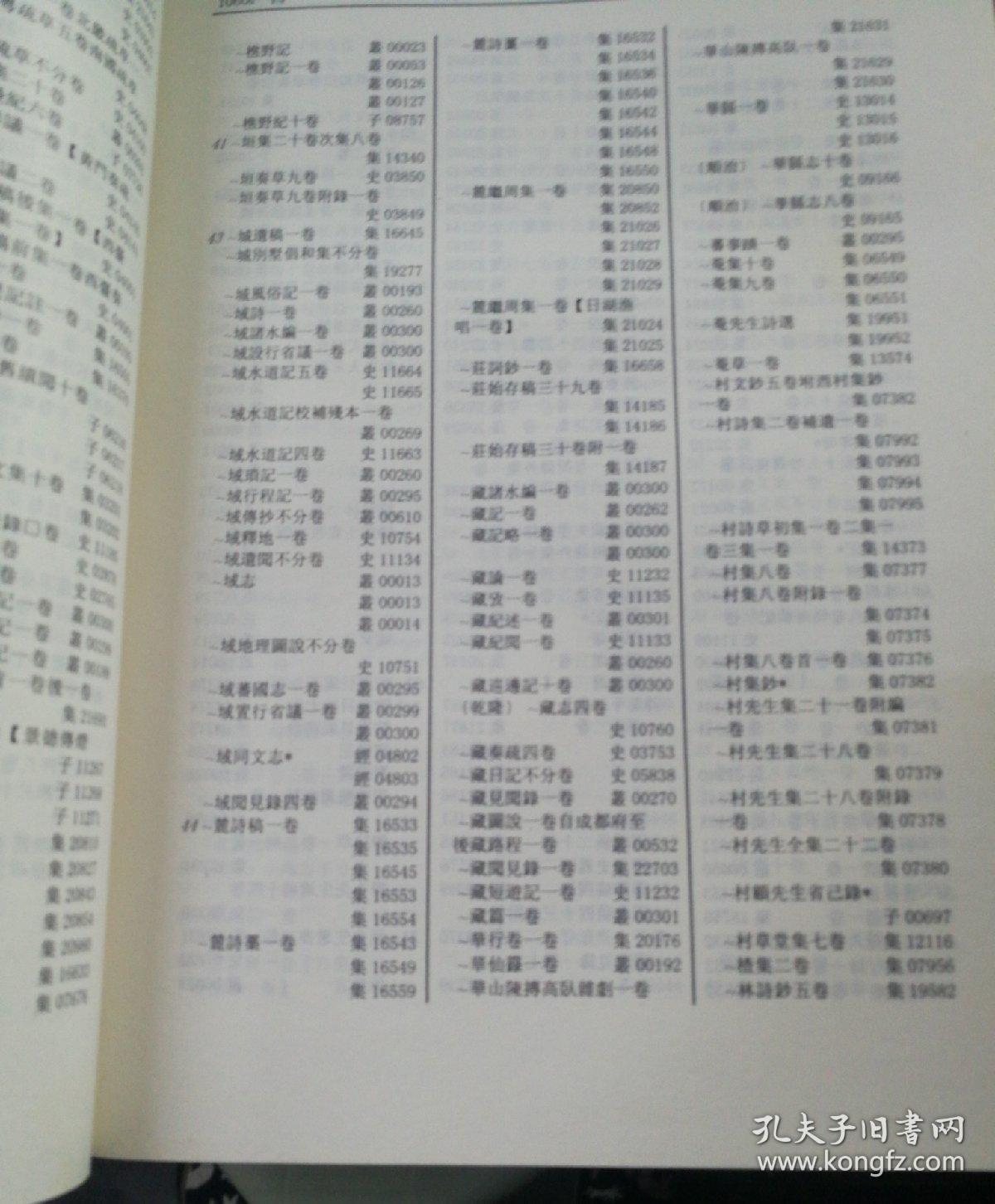 中国古籍善本书目索引 (上下)精装_南京图书馆编纂_孔夫子旧书网