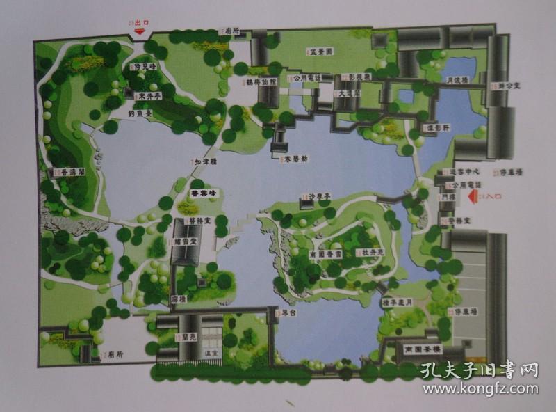 太仓弇山园地图图片
