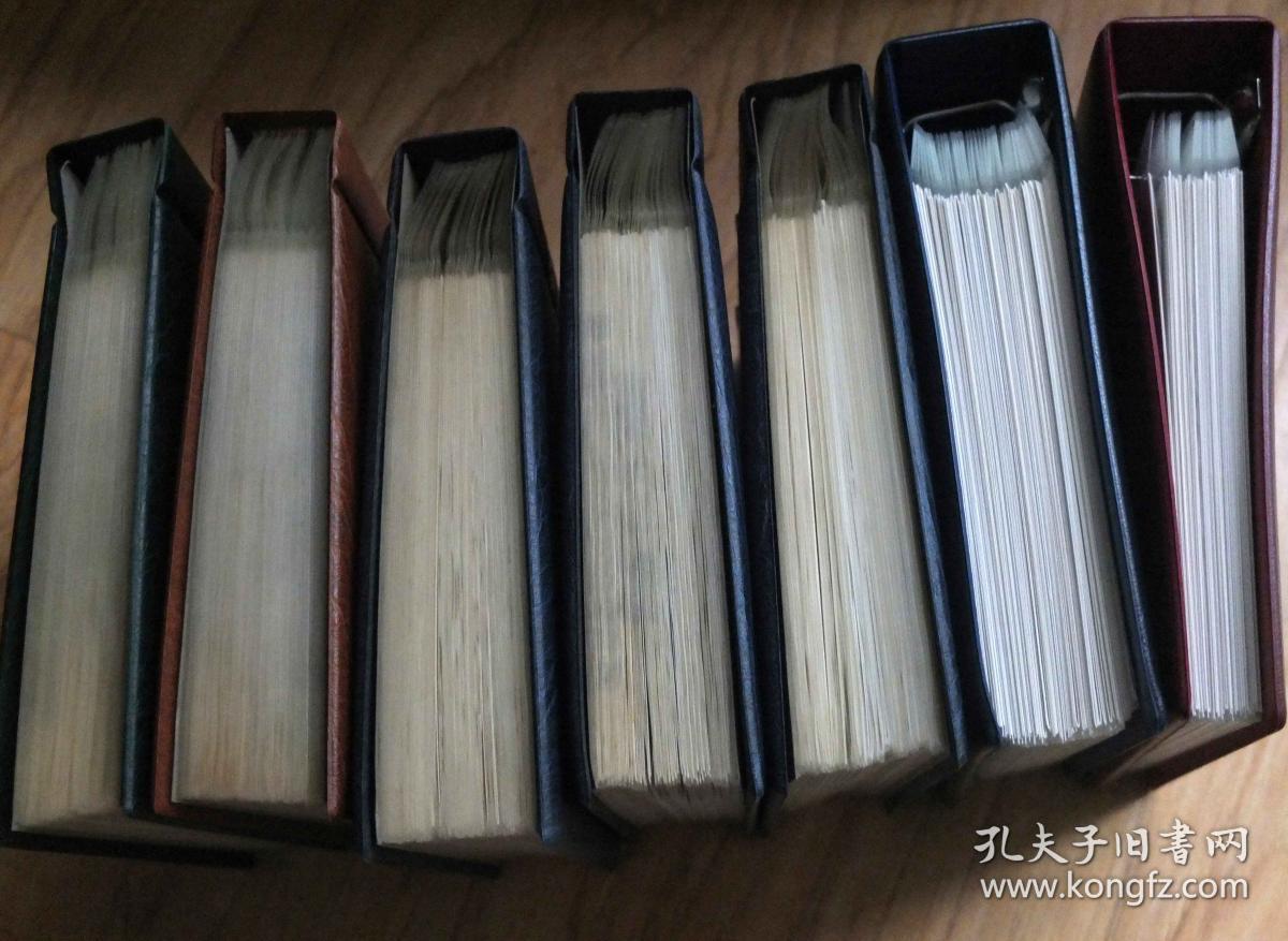 德国邮票 1975-96年 出世纸7册共计约660枚 其中81,82年存11枚 其余
