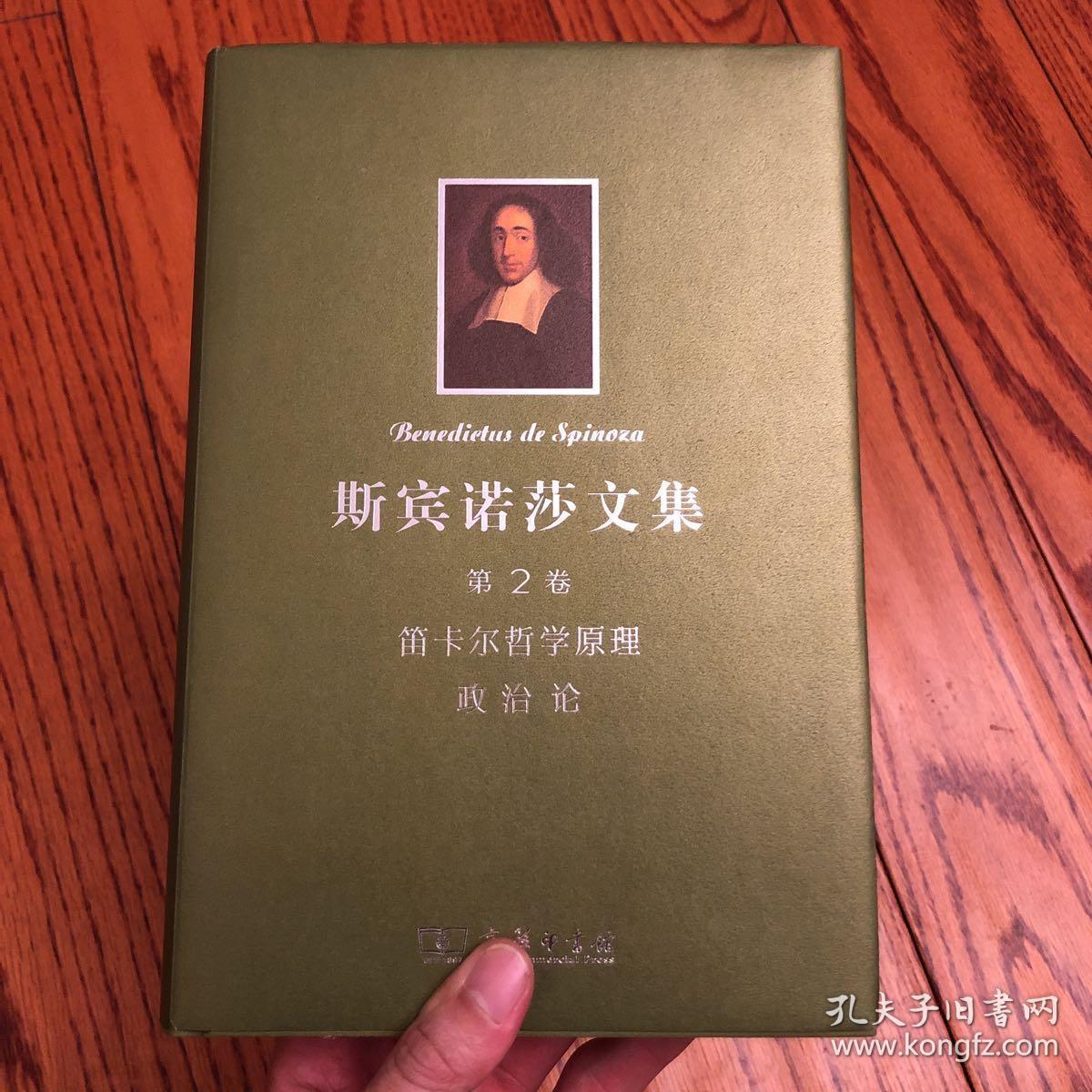 斯宾诺莎文集:第2卷:笛卡尔哲学原理 政治论