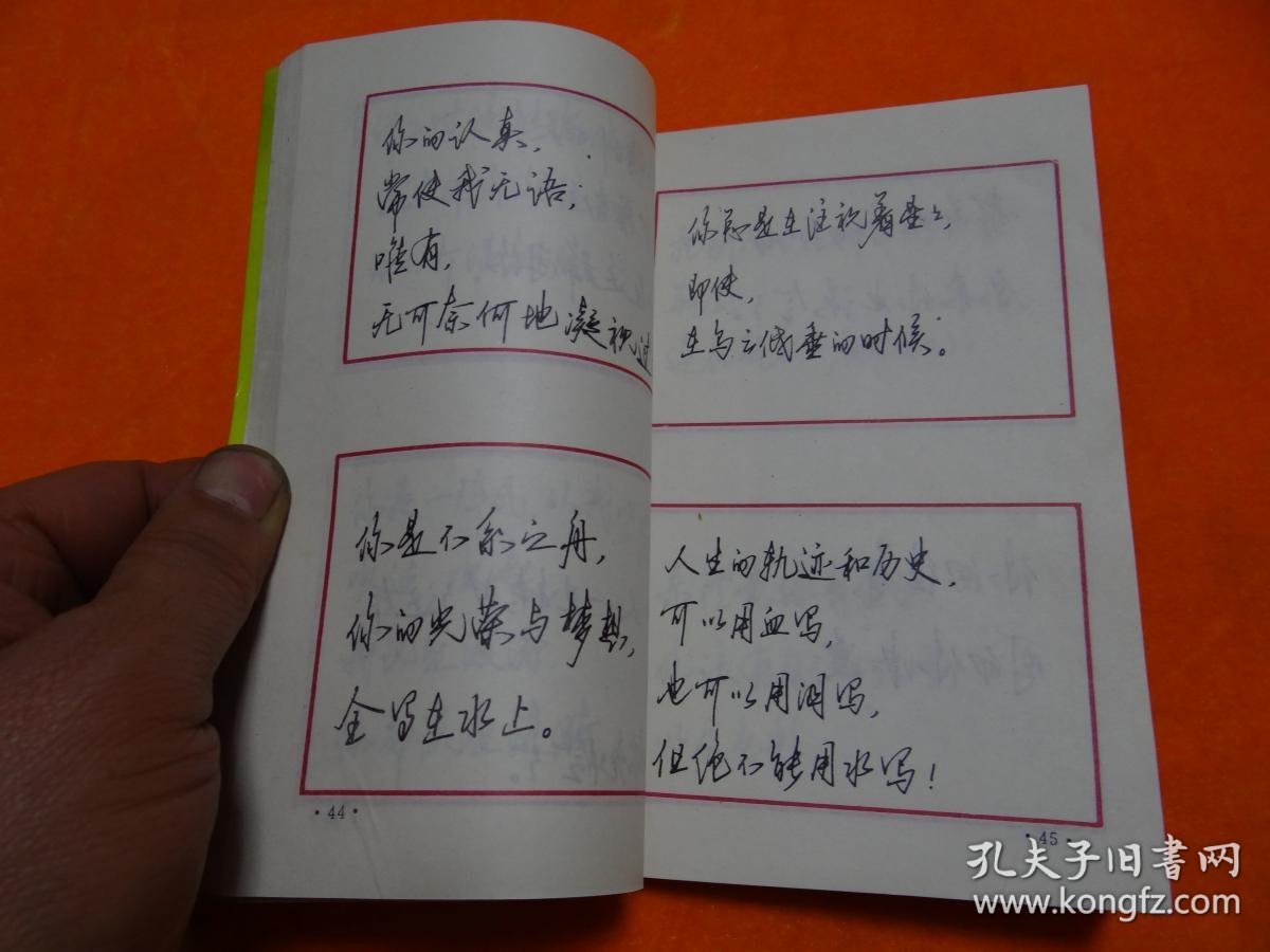 钢笔行书字帖:青春互赠妙语 刘大卫书
