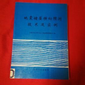 地震储层横向预测技术与实例（1992年北京1版1印）