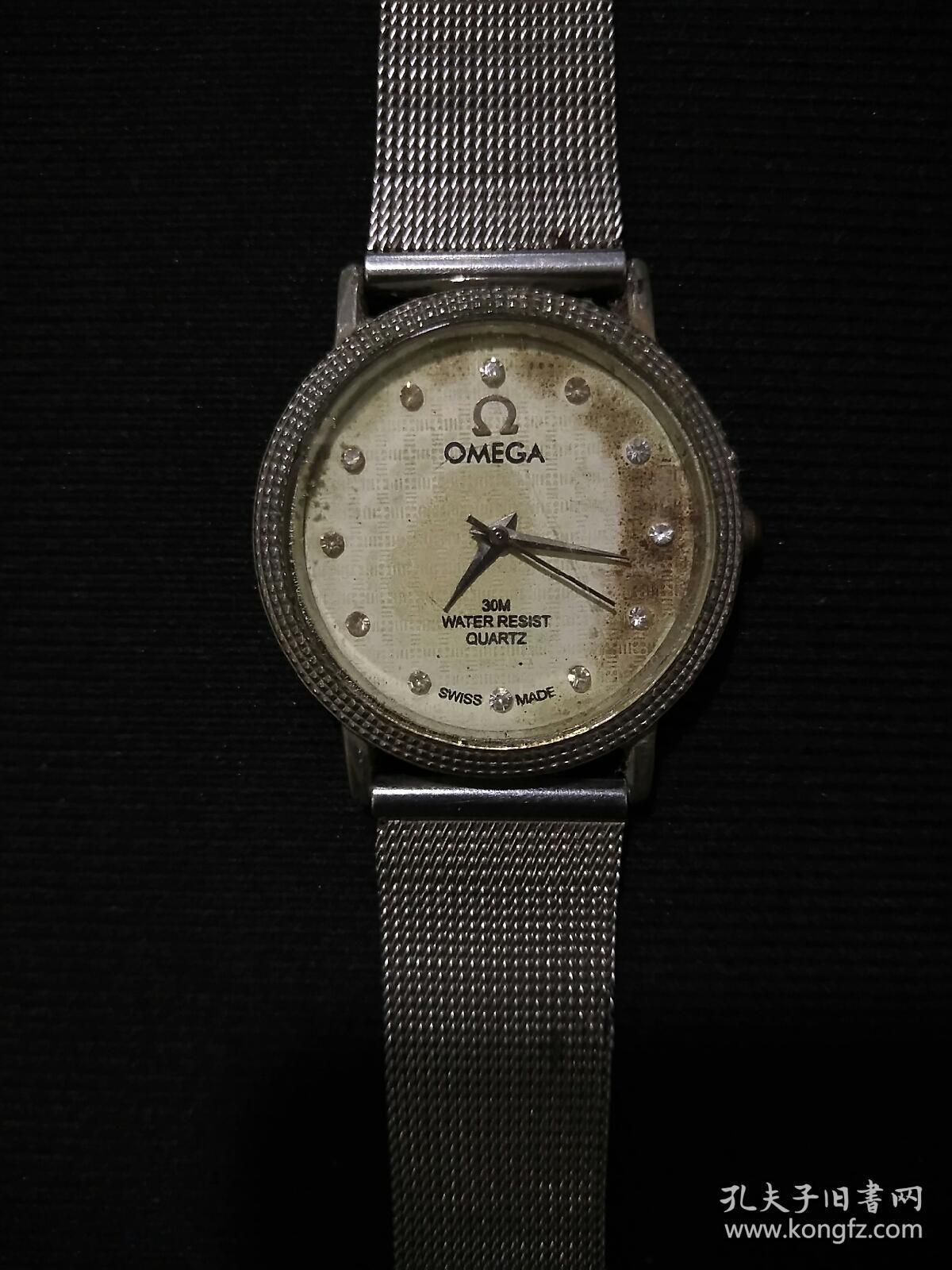 欧米茄(omega) 老电子石英表,瑞士制造.(当配件卖)