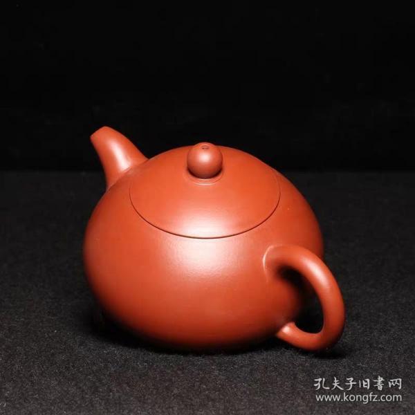 台湾回流老紫砂壶文革紫砂一厂徒工班制大红袍小品朱泥壶