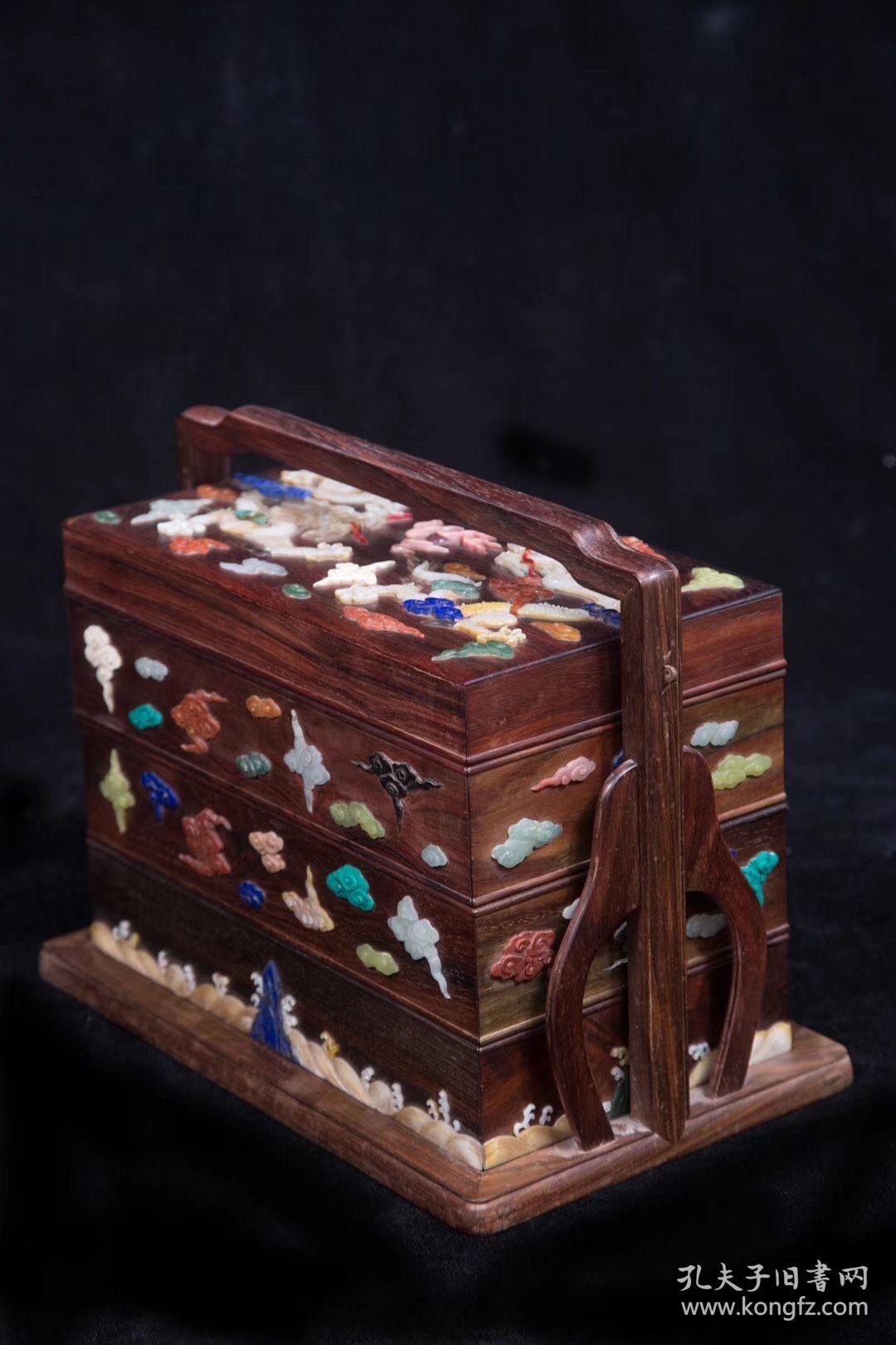 清宫廷造办处风格 食盒一对_孔夫子旧书网