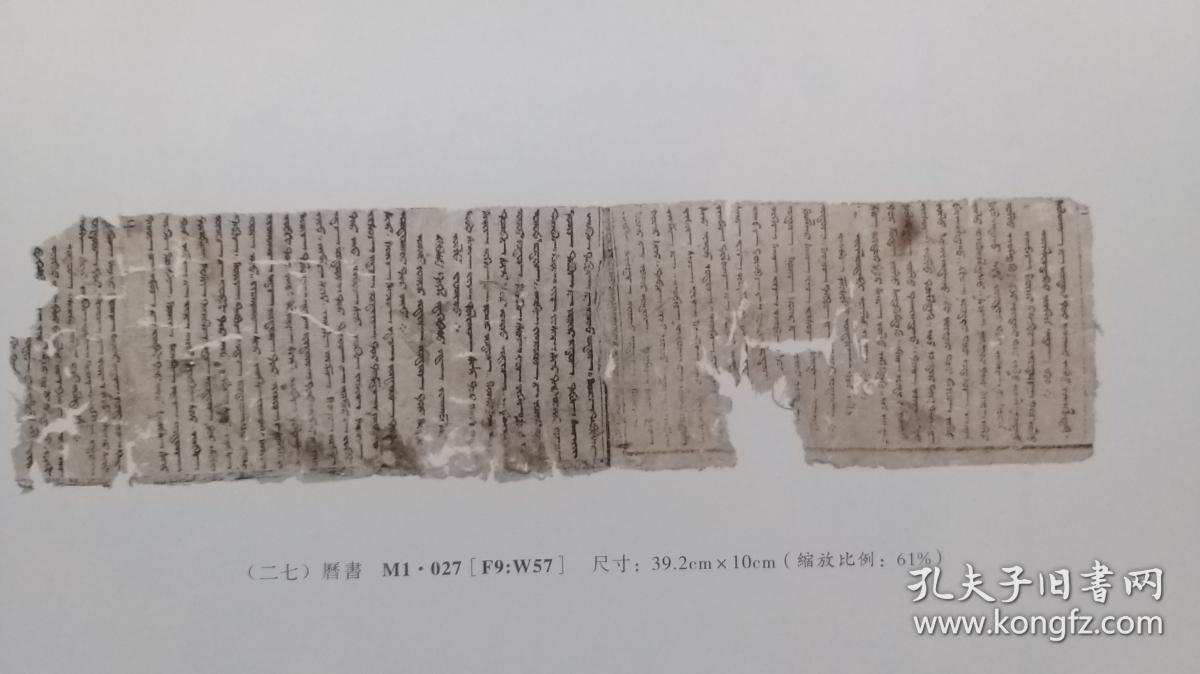 中国藏黑水城民族文字文献古代蒙古文回鹘文八思巴文