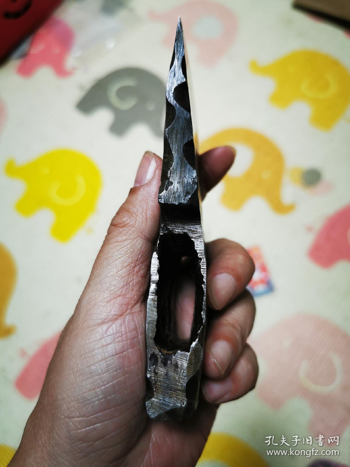 宋辽金陨铁斧头不带柄镔铁如假包换