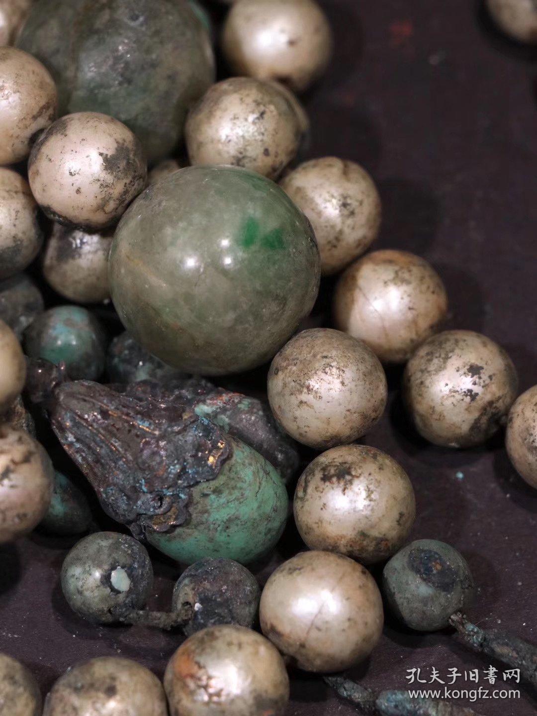 【清代出土老珍珠朝珠一挂】