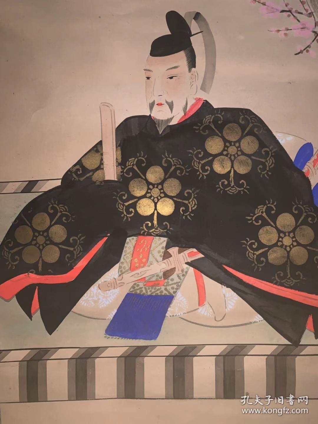 《日本大名》老字画清代民国名人书画茶室客厅古画山水花鸟人物