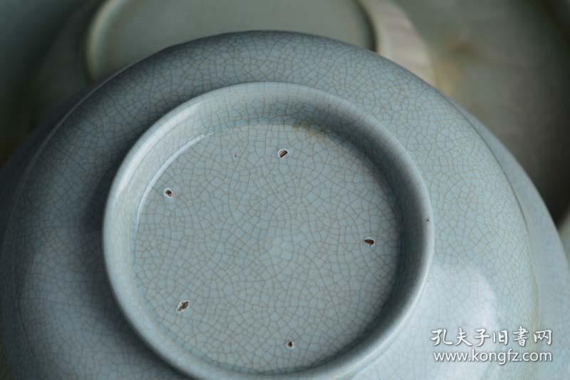 宋代清凉寺天青色玛瑙釉汝窑霸王茶盏