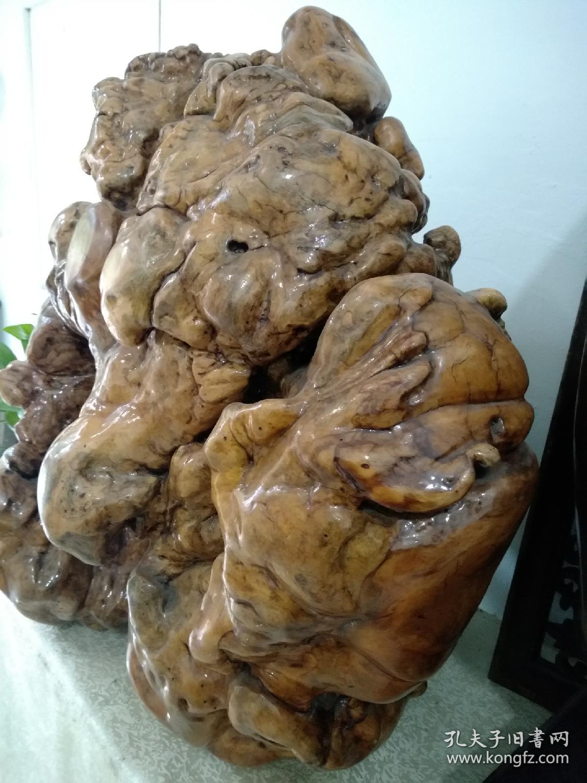 戈壁胡杨木树瘤,满瘤子,形状奇美,天生怪胎,世所罕见.