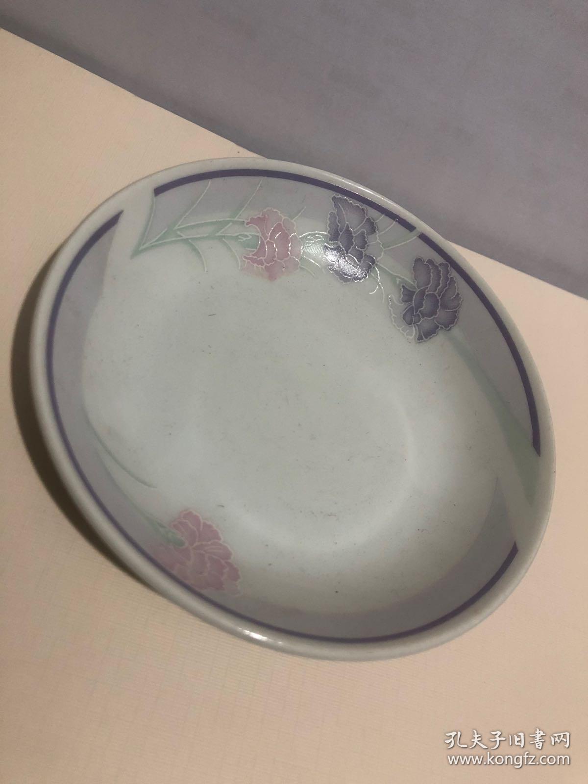 上个世纪八十年代初 唐山白玉瓷厂 出口转内销瓷碟