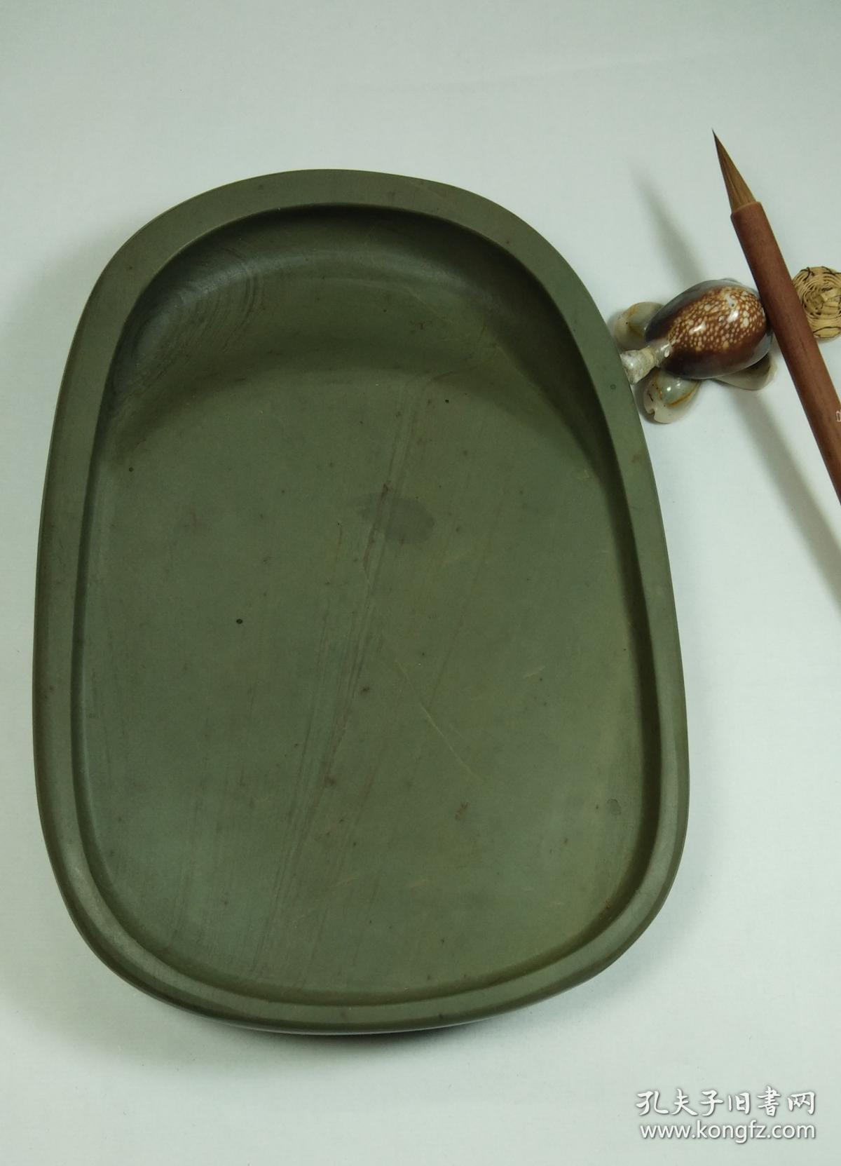 中国名砚端砚绿端老料文房四宝书法国画用品