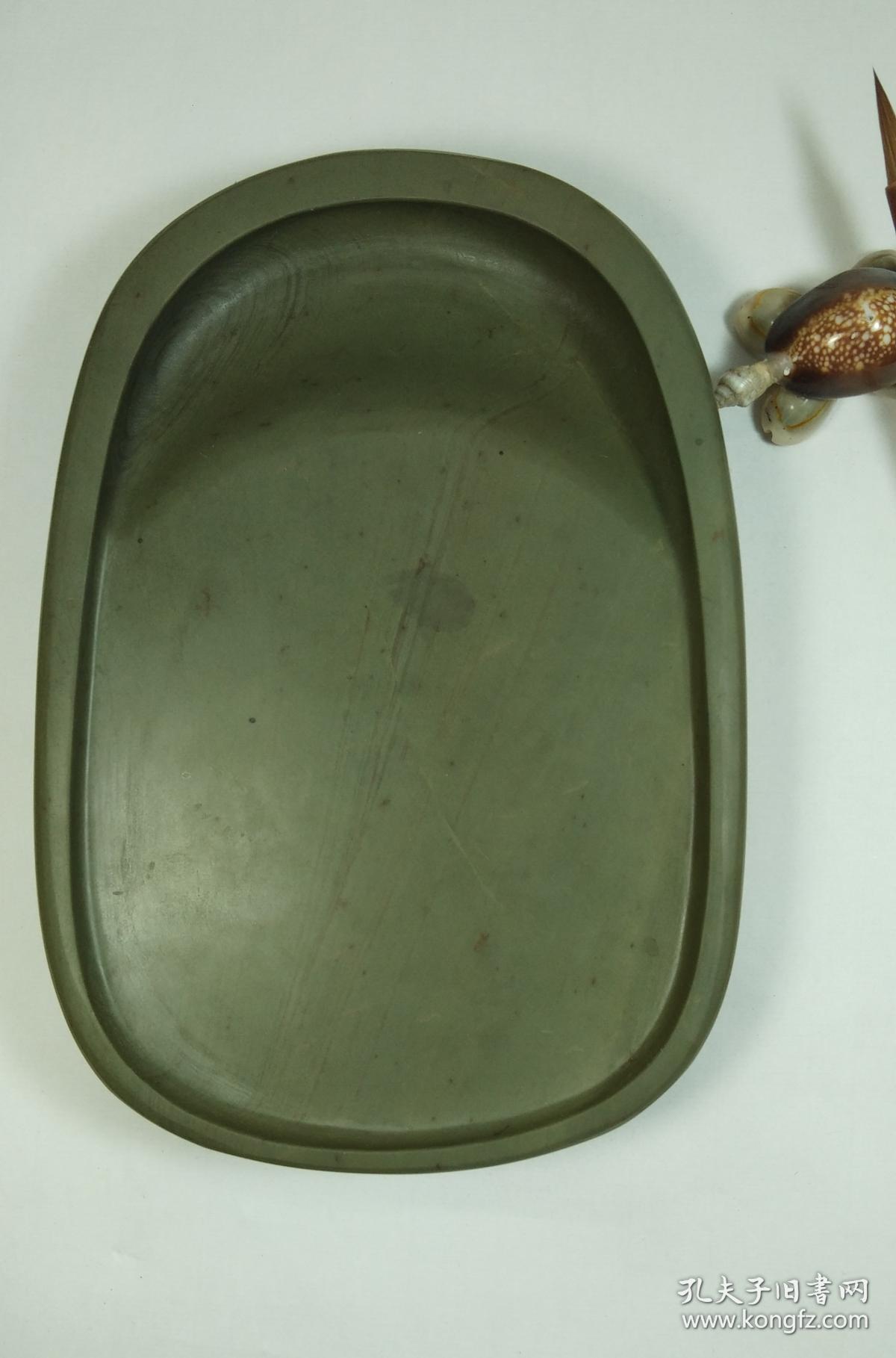 中国名砚端砚绿端老料文房四宝书法国画用品