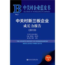 中关村企业蓝皮书：中关村新三板企业成长力报告（2019）9787520152419