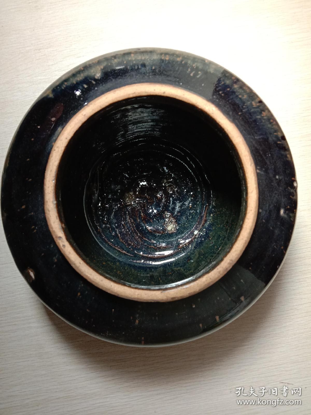老瓷器高古瓷器辽金黑釉天目瓷罐