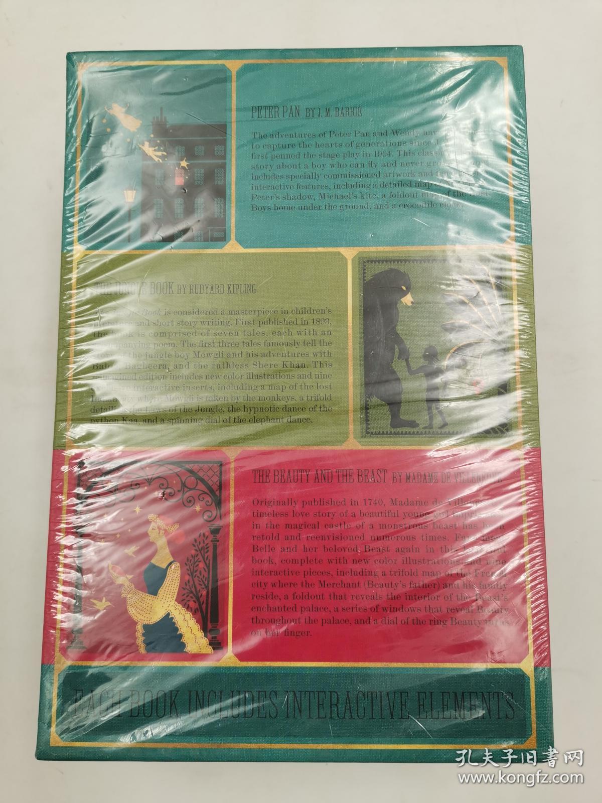 Illustrated Classics Boxed Set Peter Pan Jungle Book Beauty And The Beast 孔夫子旧书网