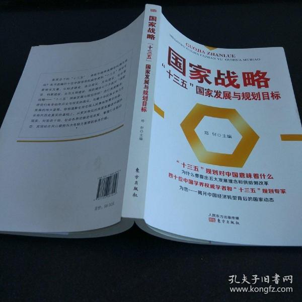 国家 战略:"十三五" 国家发展 与规划目标