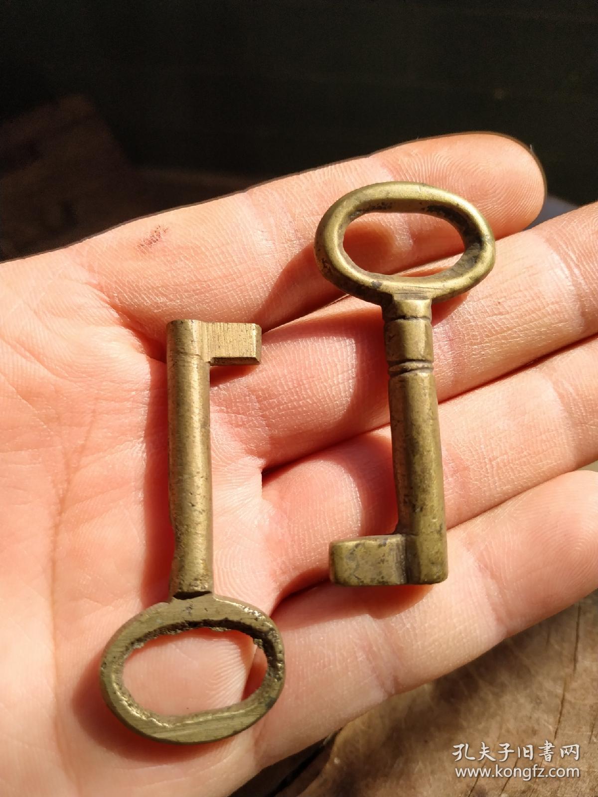 老钥匙铜钥匙老铜件老铜活古董古玩老物件