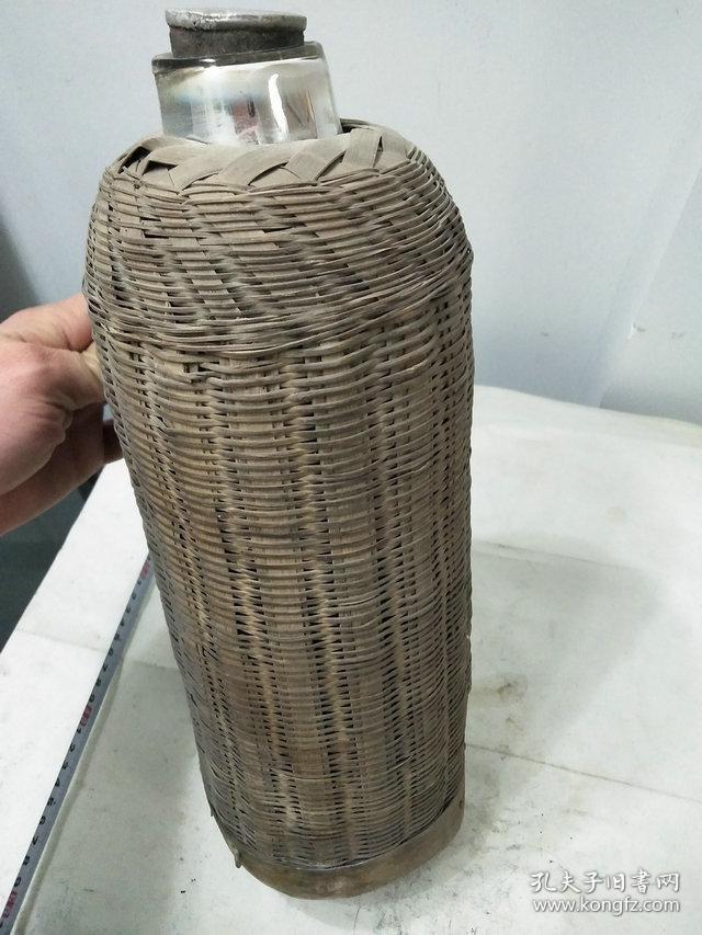 老竹子壳暖瓶年代久远保存品相可以