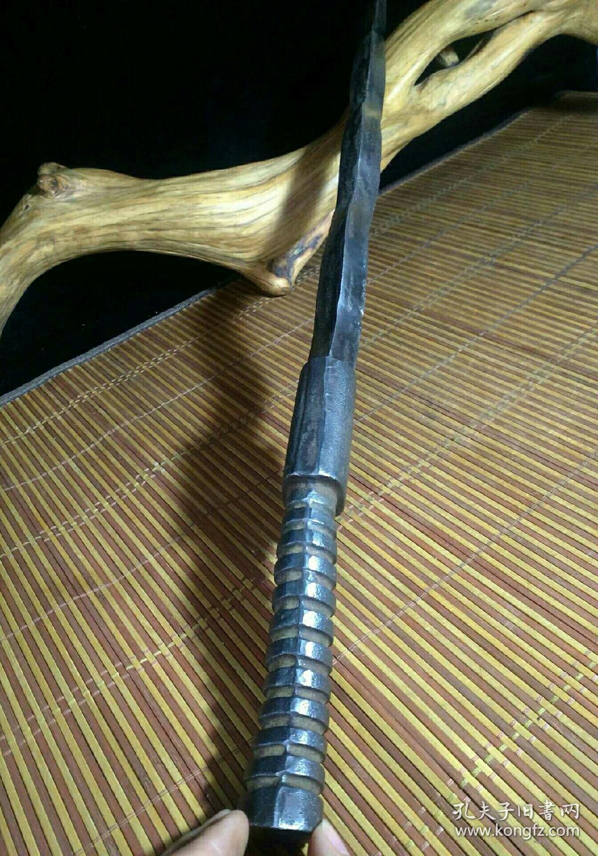 铁器蛇形铁剑冷兵器健身器材收藏佳品