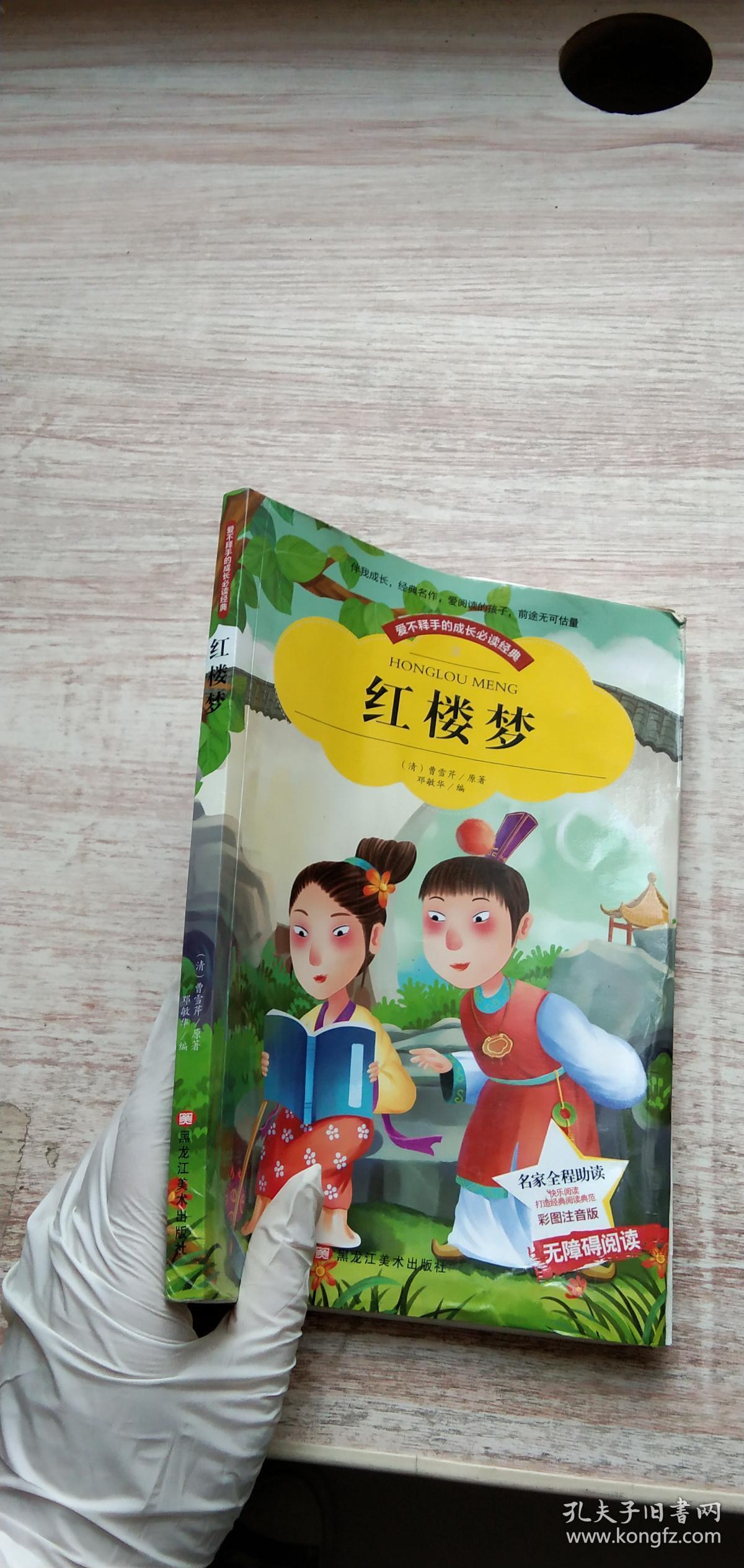 【彩图注音版】红楼梦 带拼音世界中外经典文学名著小说少年儿童书目