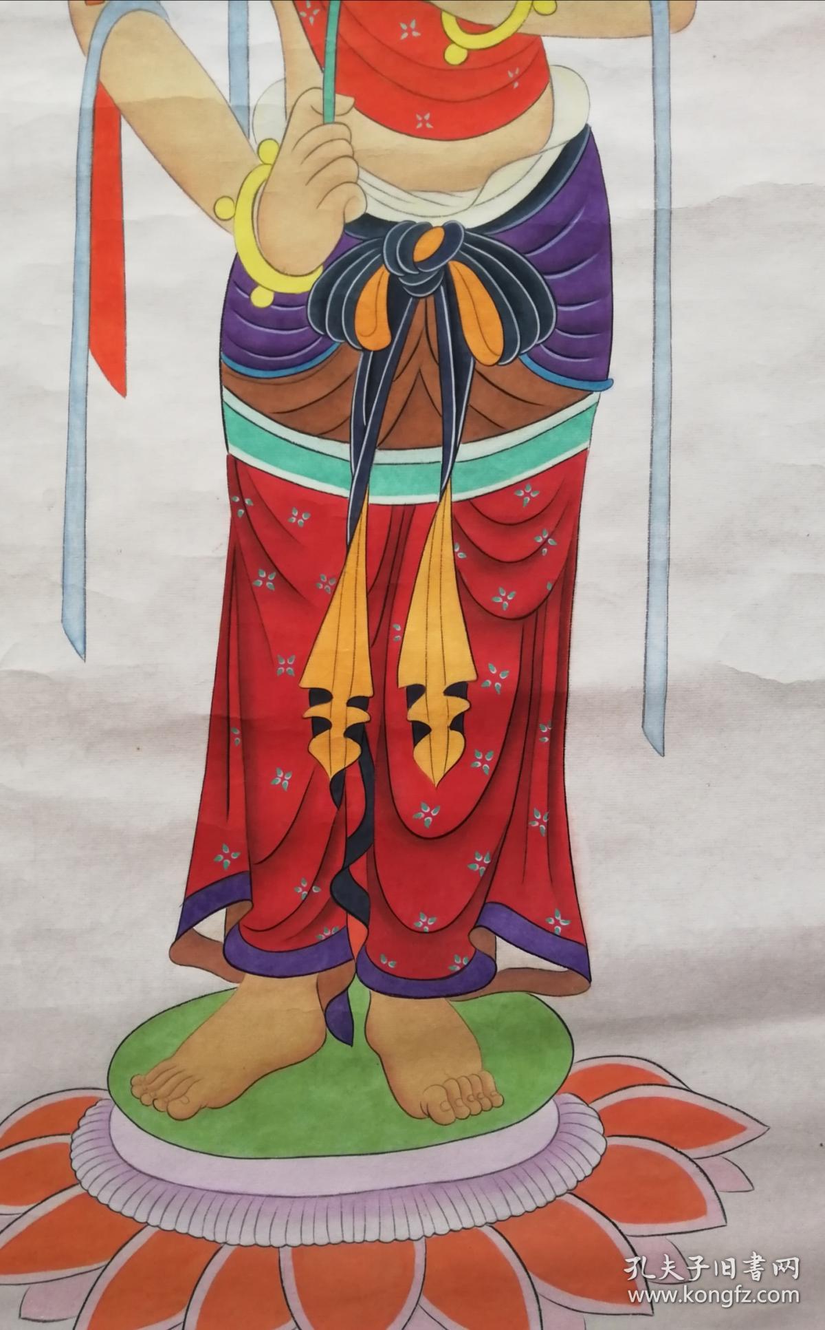 莫高窟三百二十二窟.初唐.月光菩萨